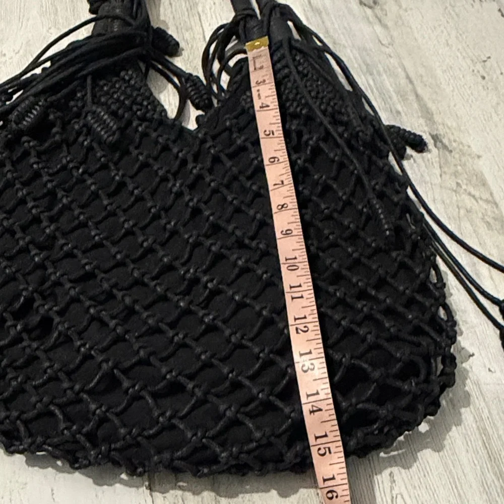 Monserat De Lucca Black Knotted Shoulder Bag - Picture 12 of 13